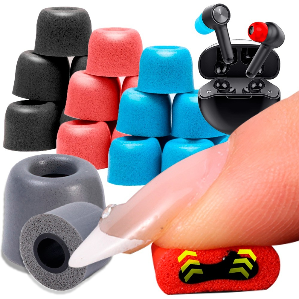 6-1 Para S/M/L Miękkie Wkładki – Earphone Foam Tip recenzja i cena
